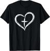 Cross In Heart Tshirt Gift For Jesus Lover