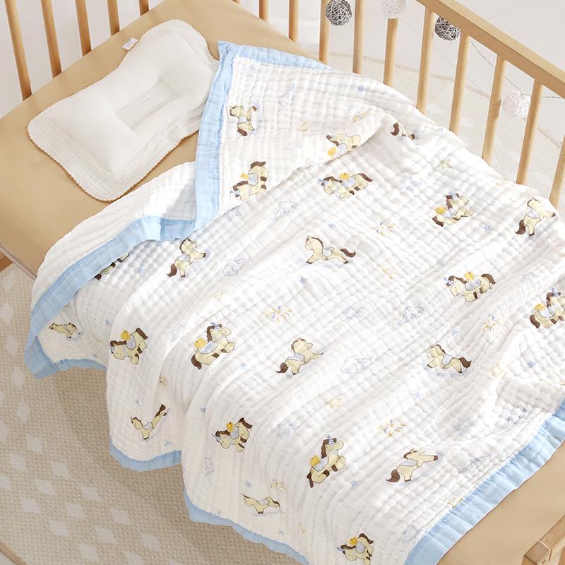 Pure Cotton Gauze Baby Towel & Swaddle Blanket