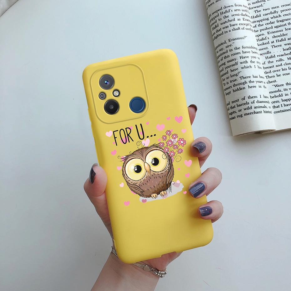 For Xiaomi Redmi 12C Case Cute Love Heart Phone Case Bumper Back Shockproof Soft TPU Cover For Redmi 12C 12 C Case Fundas 6.71''