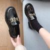 Chaussures simples pour femmes 2025 nouveau printemps et automne mocassins à plateforme uniforme jk style britannique petites chaussures en cuir chaussures japonaises tendance