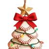 Baseball String Lights Christmas Ornament Festive Lantern Design Sports Enthusiast Christmas Decor Holiday Decoration