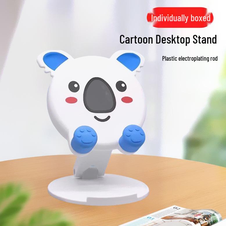 Adjustable Cartoon Phone & Tablet Stand | Foldable & Portable Holder