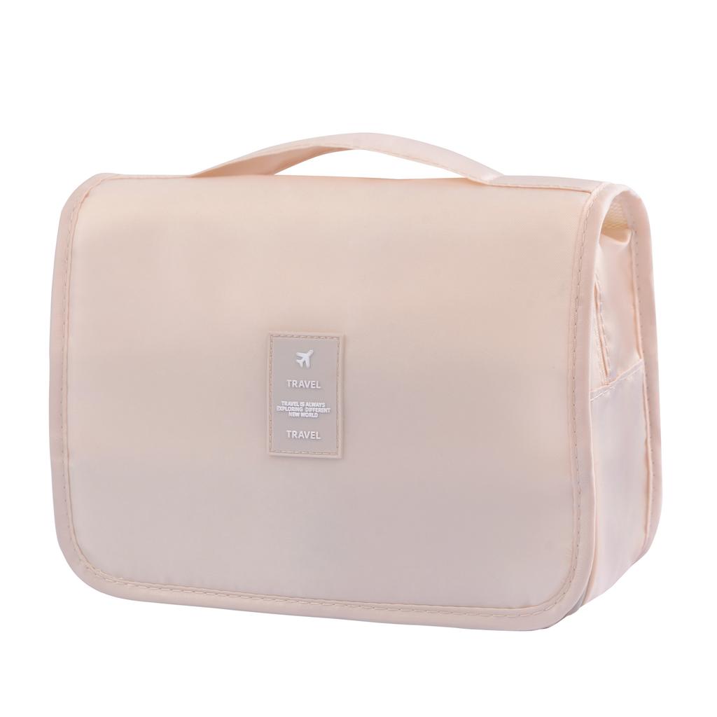 Travel Hanging Hook Wash Bag Large Capacity Foldable Cosmetic Bag Multifunctional Storage Portable Handbag