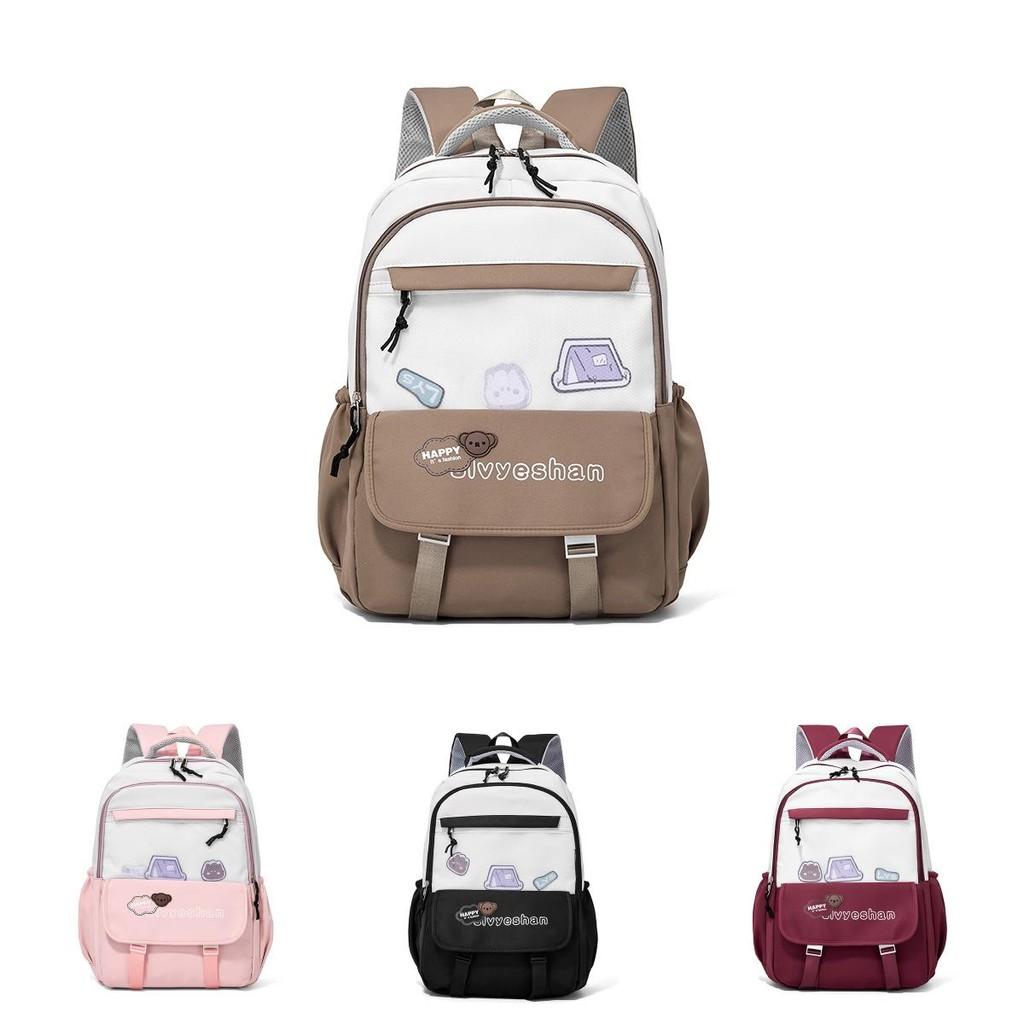 Leichter lässiger Nylon-Rucksack für Mittelschüler mit lastreduzierendem Design für Schule und Reisen