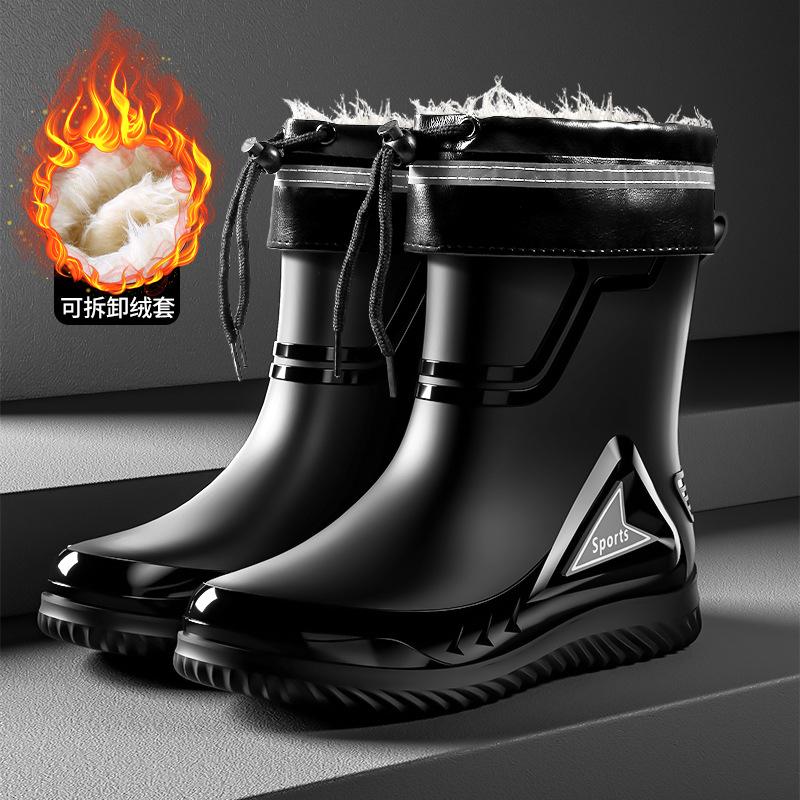 

Немецкие дождевики мужские модные средние резиновые сапоги новые на вынос райдеры специальные уличные строительные рыболовные ботинки 41