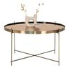 House Nordic Scarlett Coffee Table 70x40 Cm Round Brass 444100