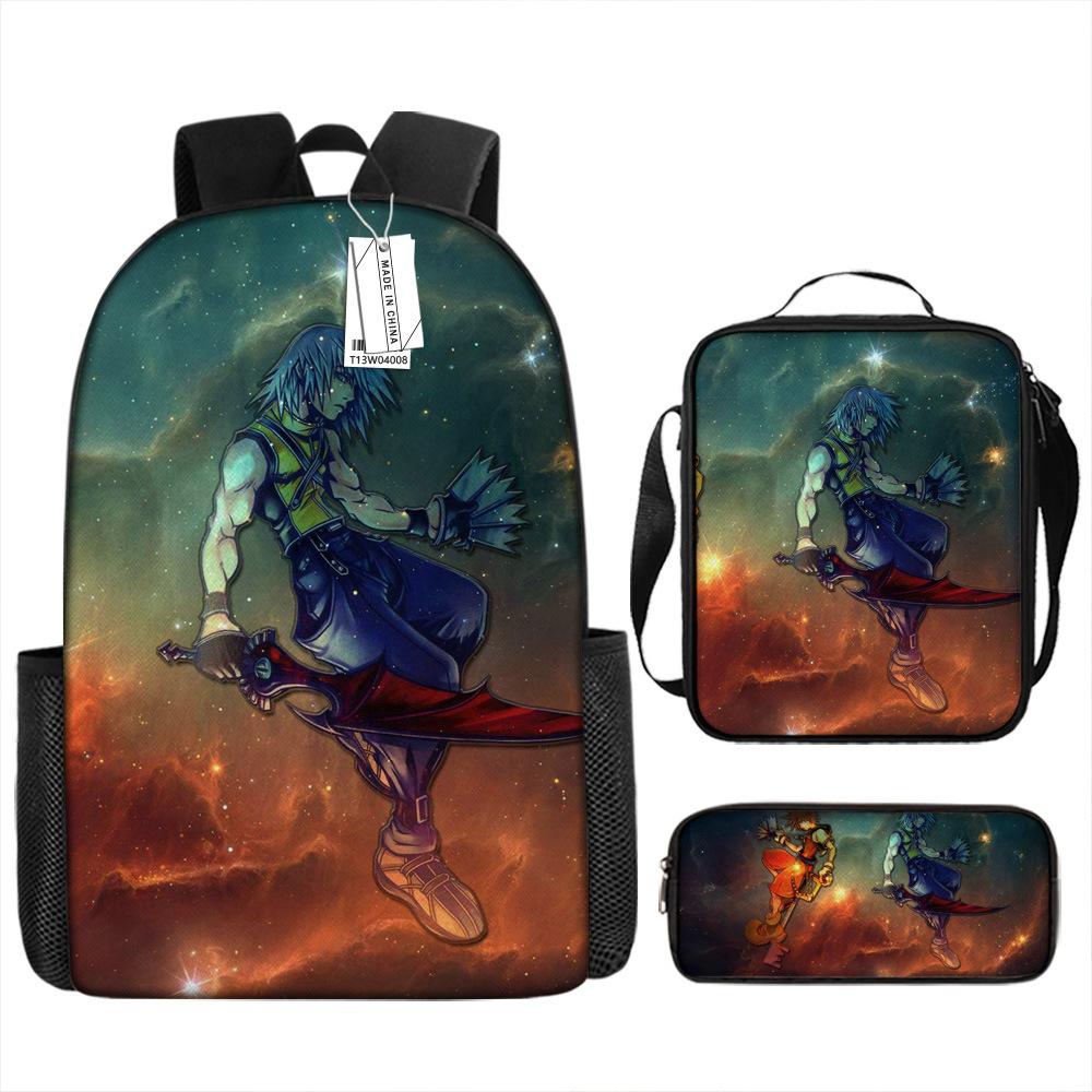 Anime Backpack Kingdom Heart Backpack European and American School Bag