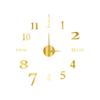 Orologio da parete silenzioso creativo Orologio decorativo tridimensionale per soggiorno fai-da-te Orologio europeo