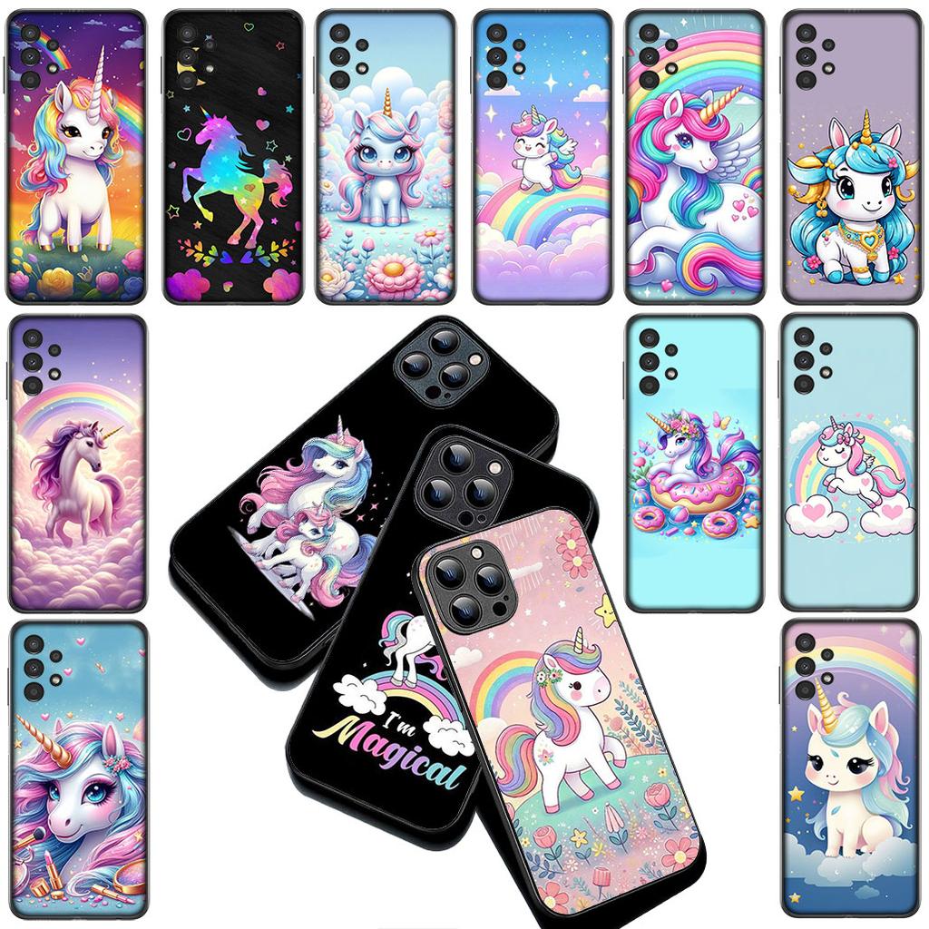 Unicorn Horse Comics Silicone Cover for Huawei P30 P20 Mate 20 Lite Pro Y9 Y7 Y6P Y7A 2019 Y9A P Smart Coque Phone Case