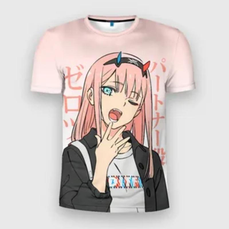 Anime Pattern 3D Printed T-shirt Perfect Gift Anime Fans Japanese Anime Enthusiasts Casual Comfortable Short Sleeve T-Shirt