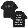 Vintage Fashion 2026 Summer Spring Rapper Lil Peep Crybaby Album Graphic Tshirt Men Women Hip Hop Fashion Pop Music Streetwear