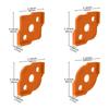 4 Pieces Corner Curvature Template Lightweight Positioning