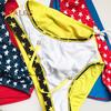 TALOS Herren Sommer Strand Kordelzug Sternenmuster Badehose Badebekleidung Slips Unterwäsche