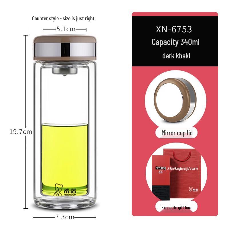 Xino Double Wall Glass Cup