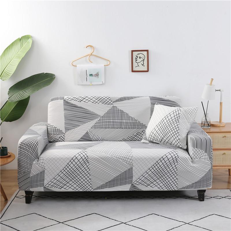 Non-Slip Stretch Sofa Cover All-Inclusive Full Covering Fabric Craft Old-Fashioned Sofa Slipcover for Combination Sofa Cushion