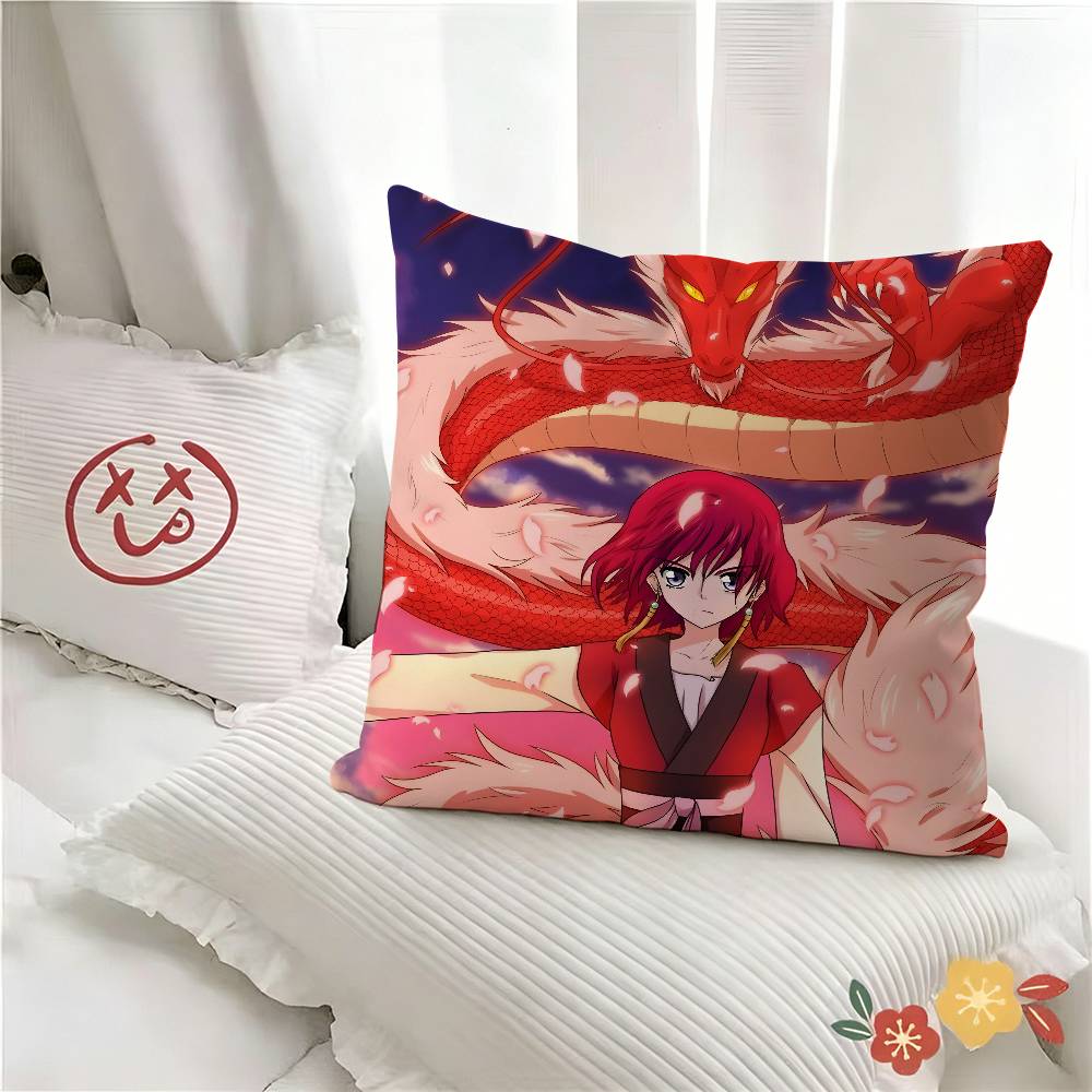 pc Anime Yona Of The Dawn Pillow Case Fashion Square Pillowcase Bedroom Sofa Room Ins Decoration Leisure