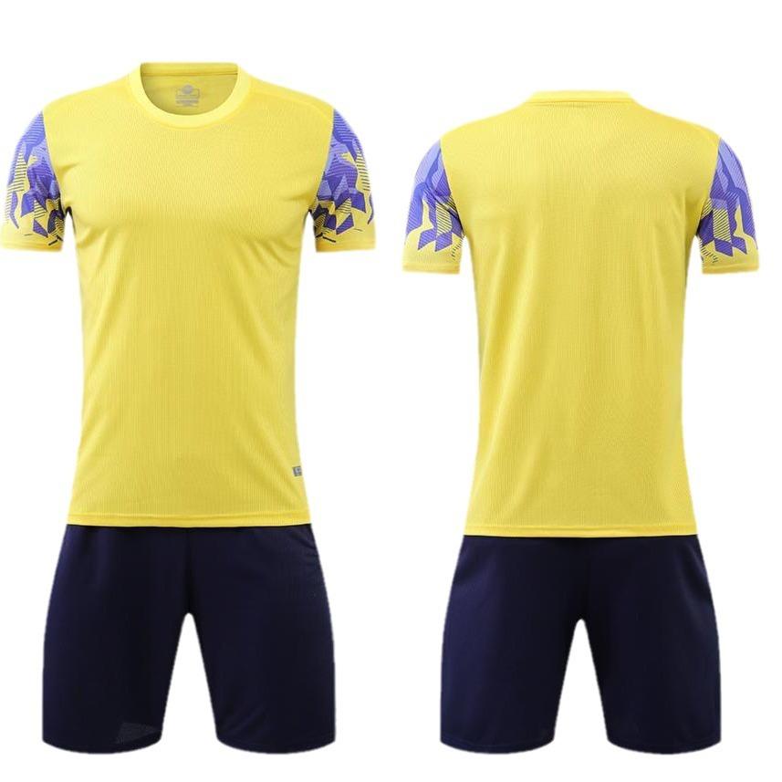 Summer Short Sleeve New Soccer Uniform Set Adult Kids Team Competition Training Uniform Sports Jersey 9232