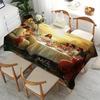 1 Stück Tischdecke, Tischdecke mit Muster 'Das Letzte Abendmahl und die Apostel', Strapazierfähiges Polyester, Geeignet für Sakramente, Osterkirche, Weihnachten, Kirchen Dekoration