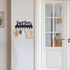 Decorative Key Holder for Wall Mounted with 8 Hooks, Cute Flower Key Rack Organizer for Entryway, Hallway, Office, Wall Mount Hanger for Keys with