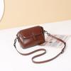 Premium Leather Women'S Bag Fashionable Retro Shell Bag Spring And Summer Oil Wax Cowhide Shoulder Messenger Bag Women 6010