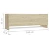 VidaXL Wardrobe Sonoma Oak 100x32.5x35 Cm Chipboard
