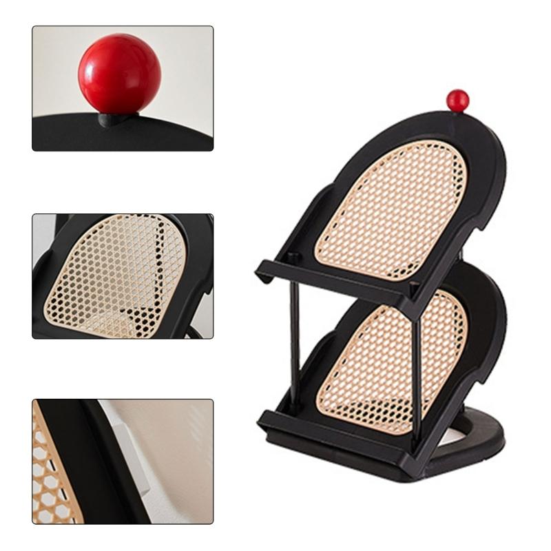 Multi Layer Slanted Insert Design Footwear Rack Easy Access Organized Placement Solution Vertical Shoe Rack