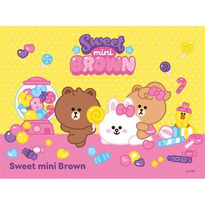 300-piece Jigsaw Puzzle - Line Friends Sweet Mini Brown, Popular Korean Puzzle