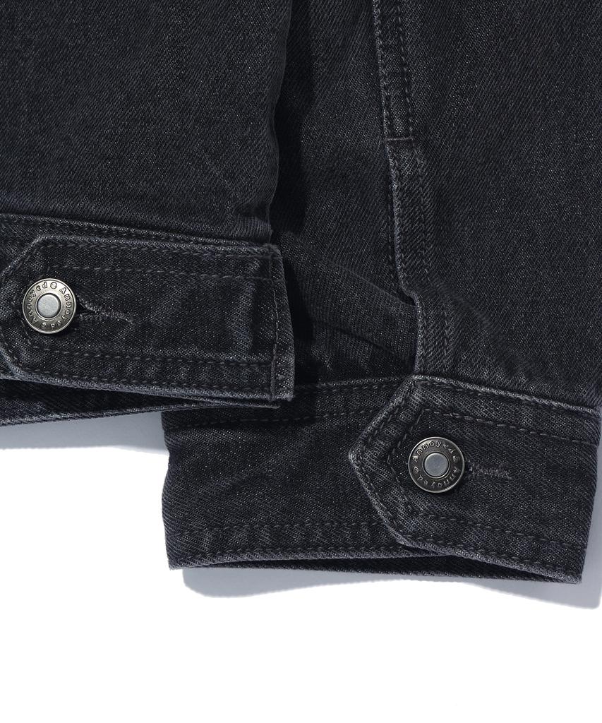 Annoyed Brushed Wash Denim Jacket Lq1Ju012_Grey