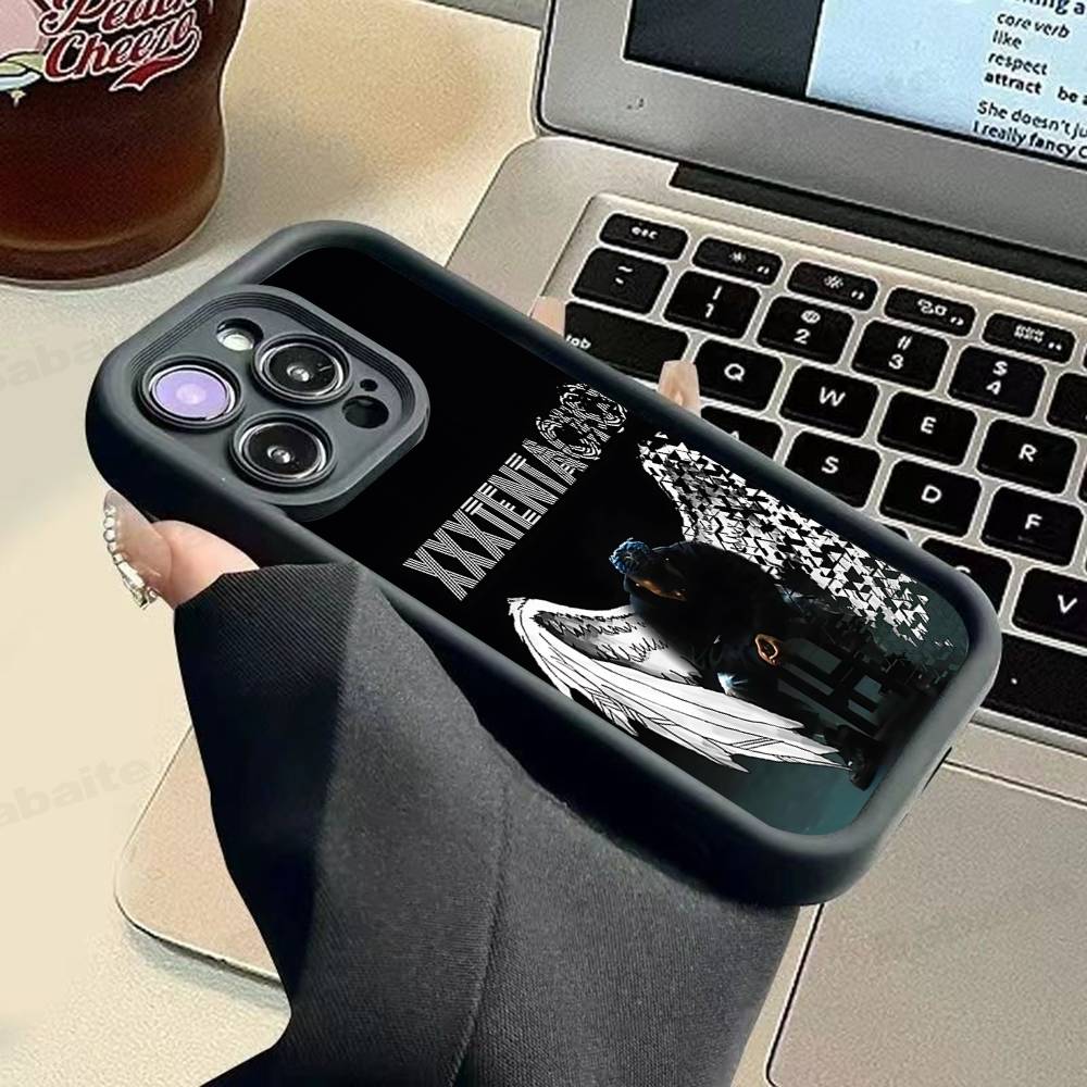 Raper X-XXXTentacionS Dla IPhone 17 16 Pro Max 15 Pro 14 Plus 13 12 11 Miękkie Etui na Telefon