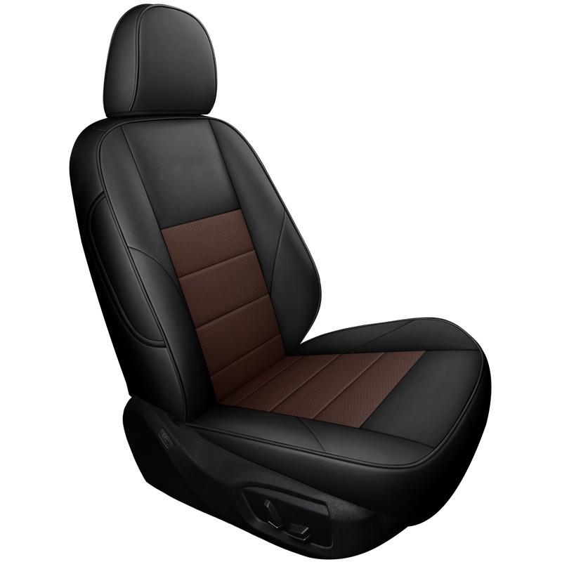 All-Season Leather Seat Cover for Volkswagen Tango - Universal Fit, Original Car Texture