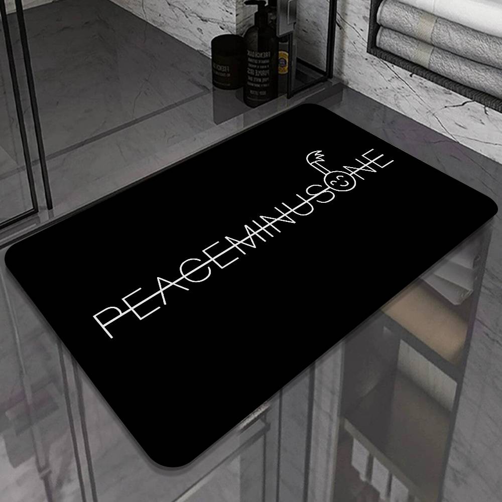 G-G-Dragon P-Peaceminusone Floor Mat INS Style Soft Bedroom Floor House Laundry Room Mat Anti-skid Household Carpets