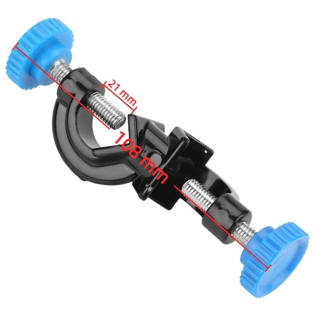 5 Pack Aluminum Alloy Lab Stand Clamp Holder 18mm Rod Diameter 21mm Rod Diameter Boss Head Clamp Holder Adjustable Mechanism