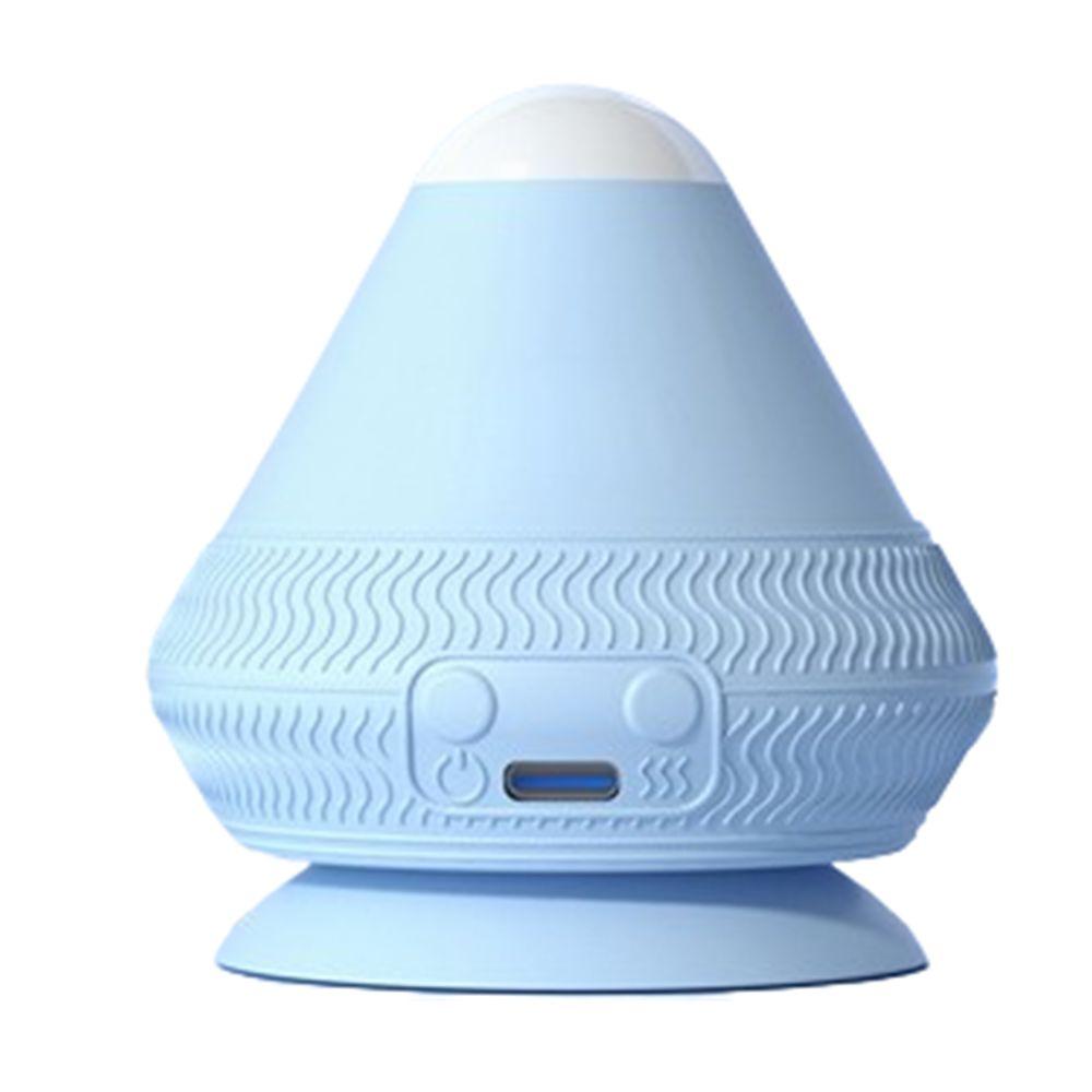 Electric Adsorption Type Massager Ball Vibrate 2 Adjustable Temperature Silicone Massage Cone Relaxation Trigger Point