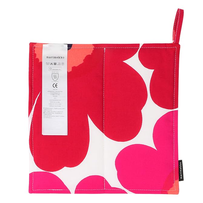 Marimekko Pieni Unikko Pot Holder and Trivet, Red, 71693 071693 001 [Parallel Import]