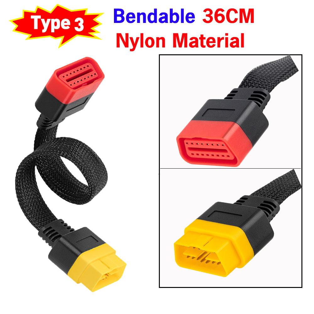Univerzální OBDII 16Pin Prodlužovací Kabel Vozidlo Automobily OBD2 Samec na Samici Prodlužovací OBD Diagnostický Kabel pro Auto