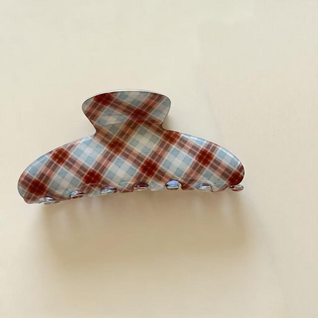 Koreanischer Eleganter Kürbisbogen Polka Dot Haarspange - Groß, Cremige Texturierte Hochsteckfrisur-Accessoire