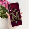 Clear For Huawei P30 ELE-L29 ELE-L09 ELE-L04 Cover For Huawei P30 Case Cool Crown Luxury A-Z Letters 2D Flat Pattern Soft Casing