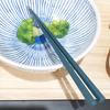 Japanese Natural Wood Color Hexagon Chopsticks 5-piece Set