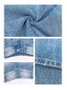 Women's Textured Distressed Denim Jeans: Loose Fit, Wide-Leg, Floor-Length, New Spring/Autumn 2026 Style.