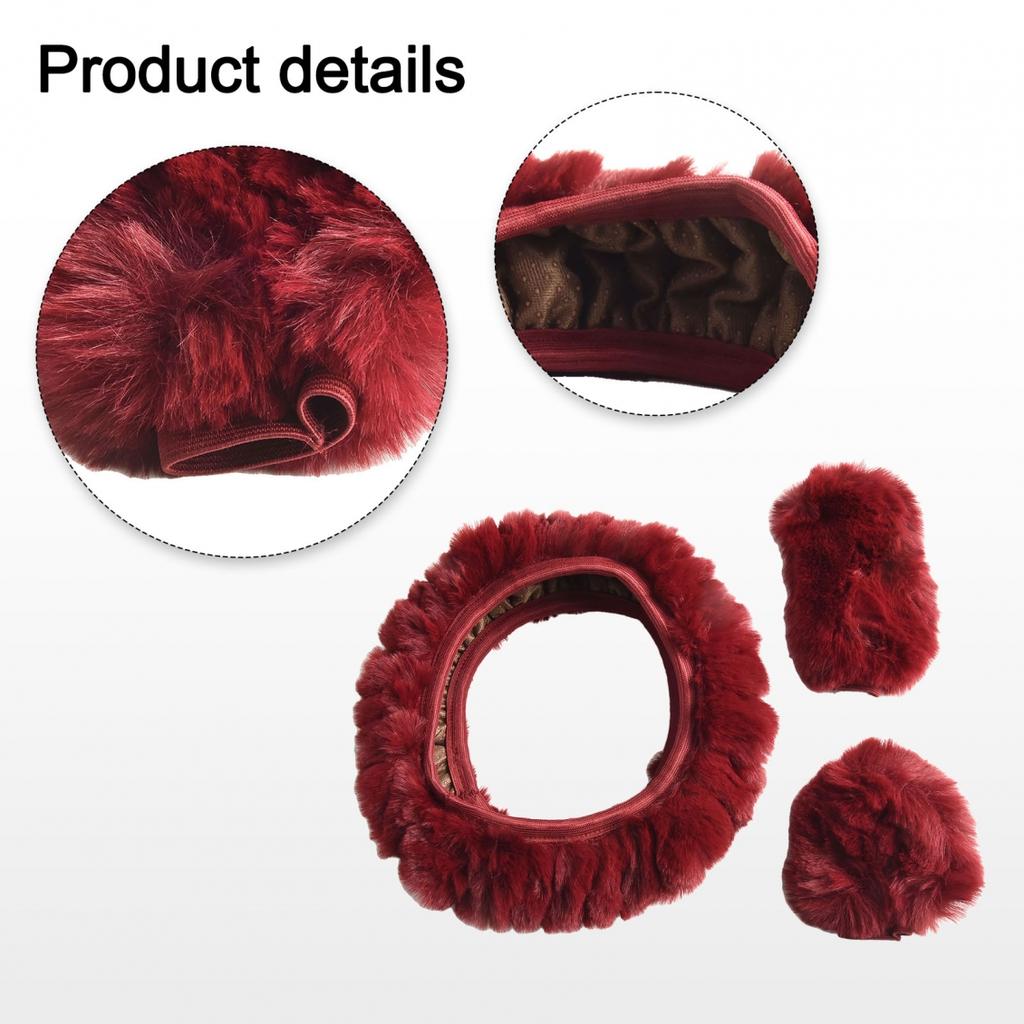 38cm/14.96inch Steering Wheel Accessories Handbrake Cover