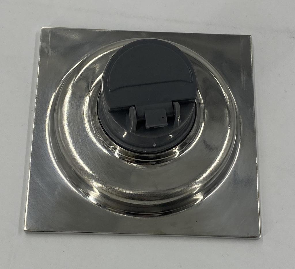 Klassisches Design Badezimmer Küche Quadratisch Edelstahl 201 Bodenablauf Größe 10cm*10cm Polierte Oberfläche