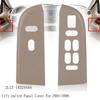 For Ford Expedition 2004-2006 Front Left+ Right Door Window Switch Panel Bezel Lift Cover Replacement Part Brown2l1z-14524AAA