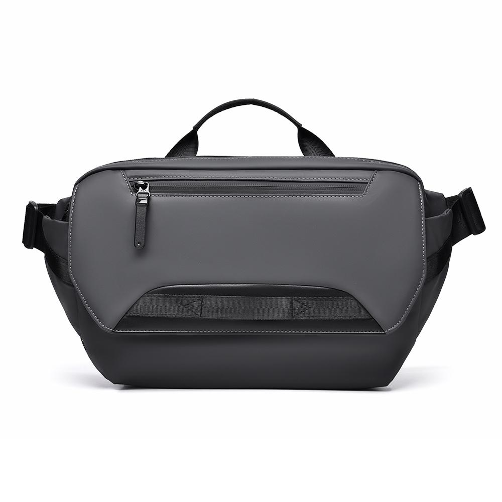 Shoulder Bag Men Multifunction Expandable Waterproof Travel Crossbody Sling Bag Pack Messenger Pack Chest Bag for Male