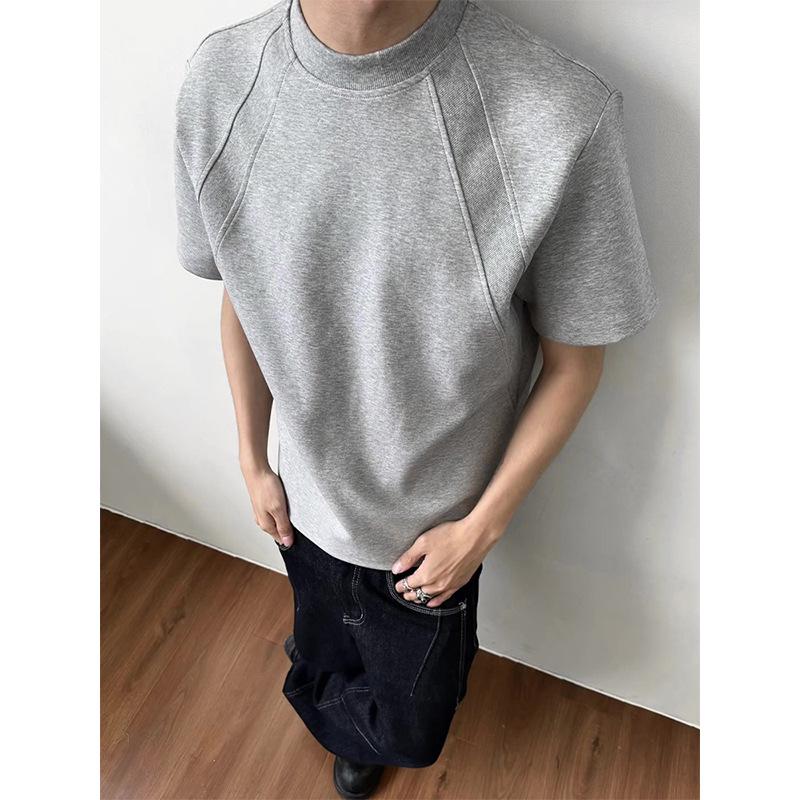 

Мужская футболка из космического хлопка 280 г, свободного кроя, устойчивая к сминанию Double Extra Large (XXL) серый