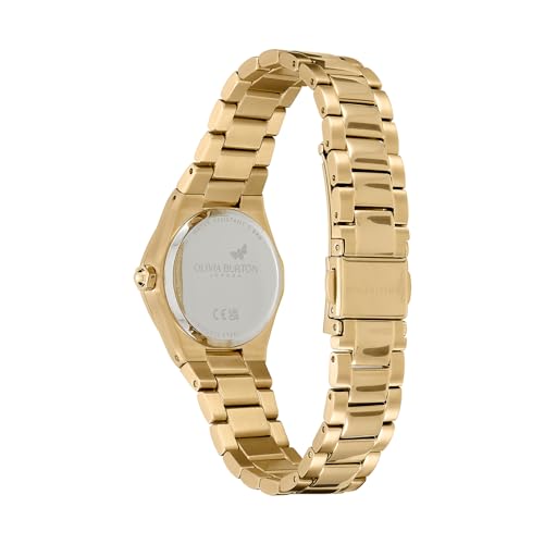 Authorized Dealer [OLIVIA BURTON] Olivia Burton Watch Women's 24000107 Sport Luxe 28mm Mini Hexa Mushroom & Gold Bracelet Watch