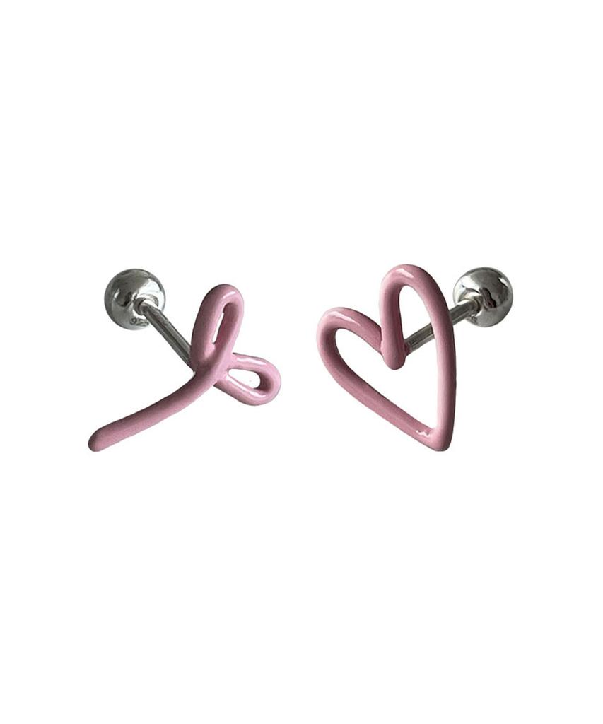 It Doesn'T Matter Pastel Doodle Piercing (Baby Pink)