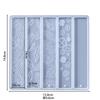 New Laser Bookmark Silicone Mold Multi Shape Epoxy Resin Mould Holographic Light For DIY Decor Craft Jewelry Making Tools