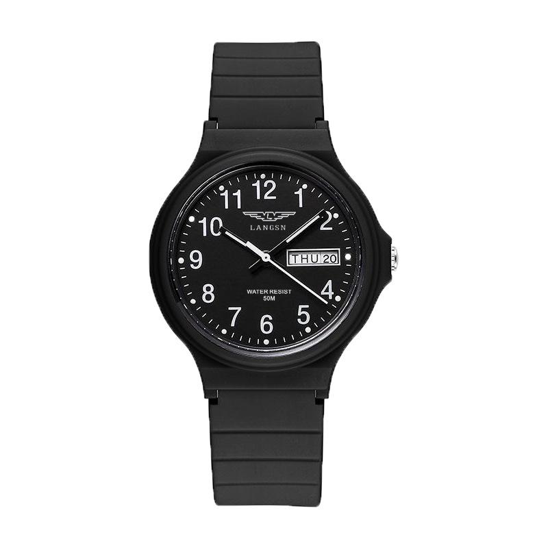 Test Watch Female Straight-A Student Junior High School Junior High School Student Female High Value Fashion Luminous Calendar Quartz Watch