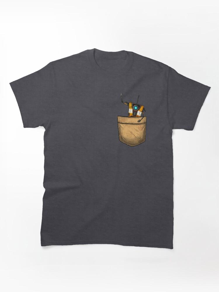 Pocket Claptrap - Borderlands Classic T-Shirt