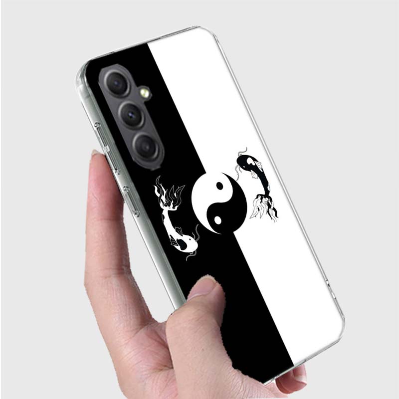 Eight Diagrams Taiji Yin Yang Phone Case for Samsung A16 A26 A36 A56 A17 A37 A57 A07 A06 A02S A03 A04S A05S Galaxy Note 20 10 A5